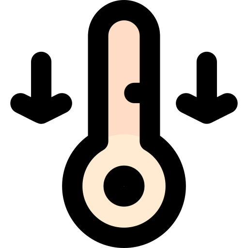 thermometer bqlqn Lineal Color icon