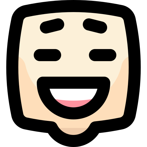 Grinning bqlqn Lineal Color icon