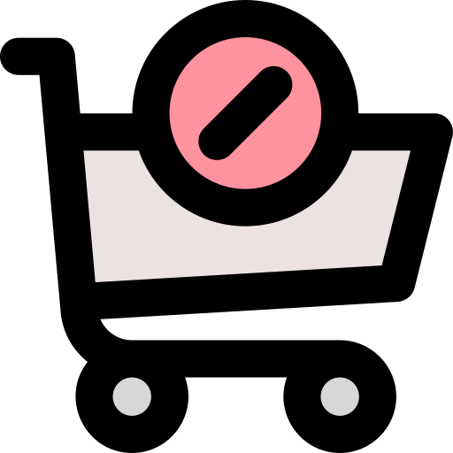 wózek sklepowy bqlqn Lineal Color ikona