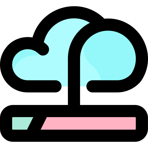 cloud computing bqlqn Lineal Color icon