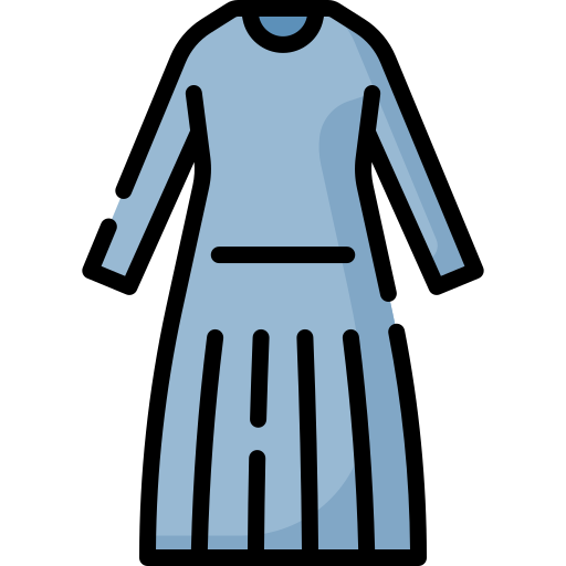 Vestir Special Lineal color icono