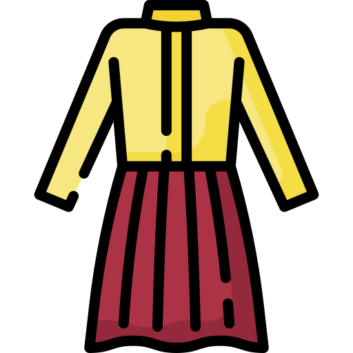 Vestir Special Lineal color icono
