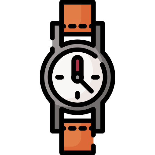 Reloj de pulsera Special Lineal color icono