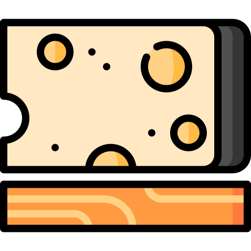 Cheese Special Lineal color icon