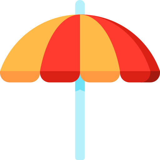 parasol plażowy Special Flat ikona