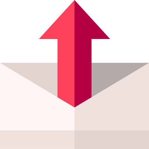 Envelope Basic Straight Flat icon