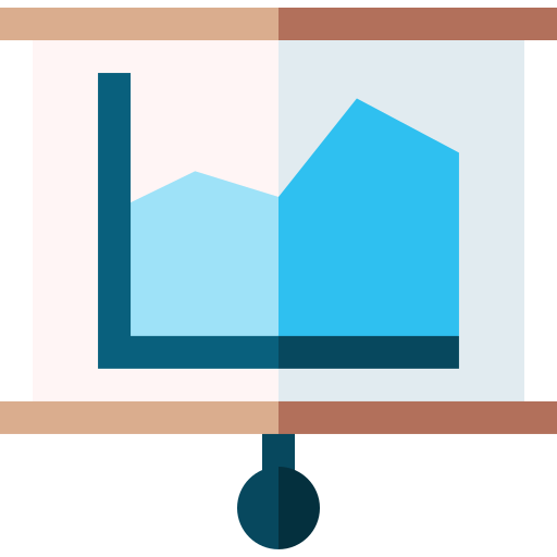 präsentation Basic Straight Flat icon