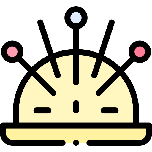 pojemnik na igły Detailed Rounded Lineal color ikona