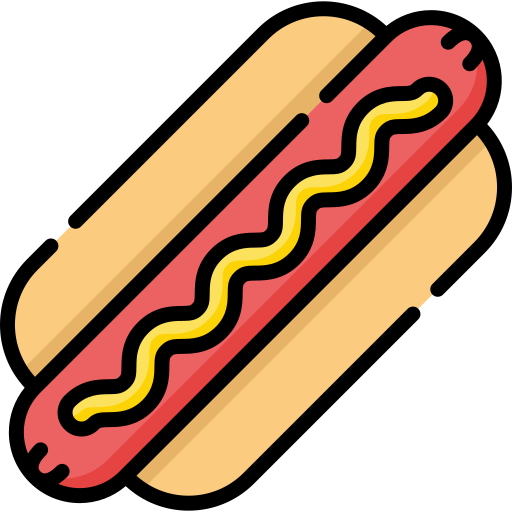 hotdog Special Lineal color icoon