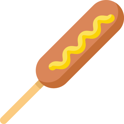 Corn dog Special Flat icon