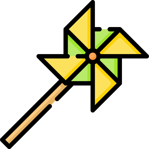 Molino de viento Special Lineal color icono