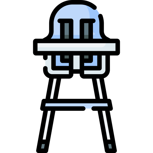 High chair Special Lineal color icon
