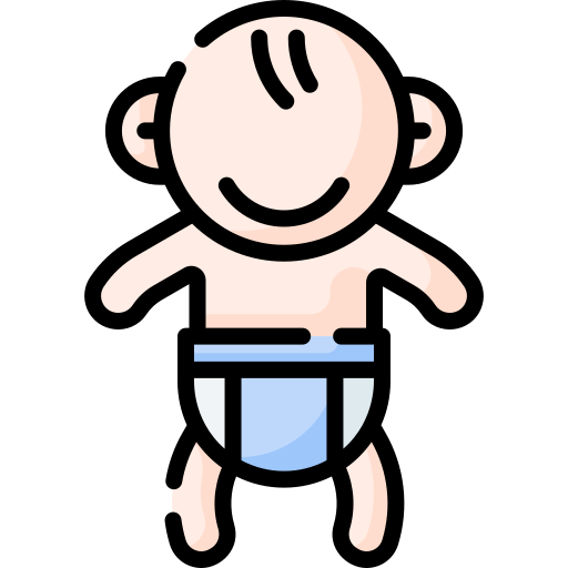 Bebé Special Lineal color icono