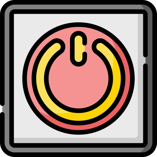 Power button Special Lineal color icon