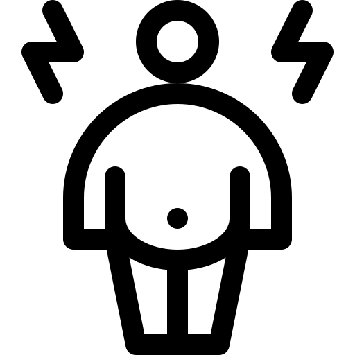 Poder Basic Rounded Lineal Ícone