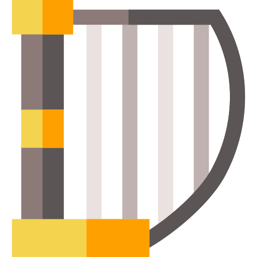Harp Basic Straight Flat icon