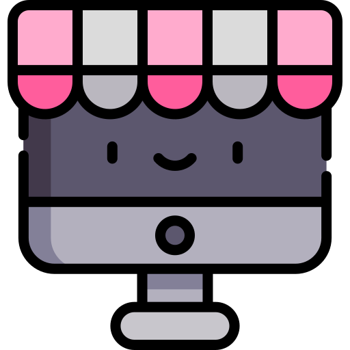 Tienda online Kawaii Lineal color icono
