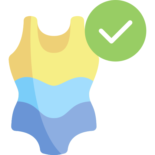 Use swimsuit Kawaii Flat icon