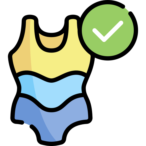 Use swimsuit Kawaii Lineal color icon