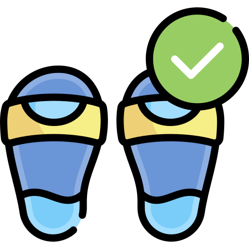 Use slippers Kawaii Lineal color icon