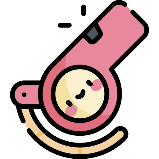 Whistle Kawaii Lineal color icon