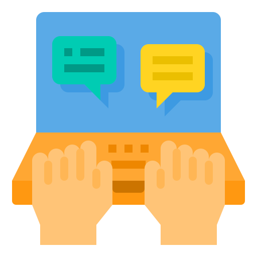 Chat itim2101 Flat icon