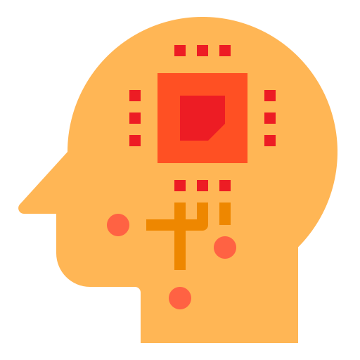 Artificial intelligence itim2101 Flat icon