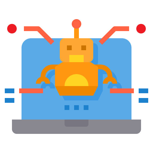 robot itim2101 Flat ikona