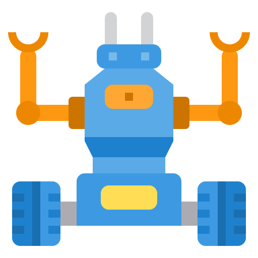 Robot itim2101 Flat icono
