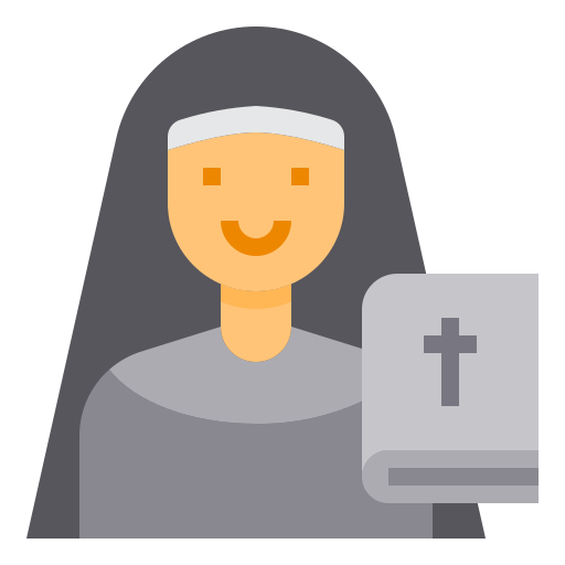 Монахиня itim2101 Flat иконка