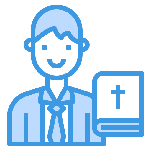 Clergyman itim2101 Blue icon