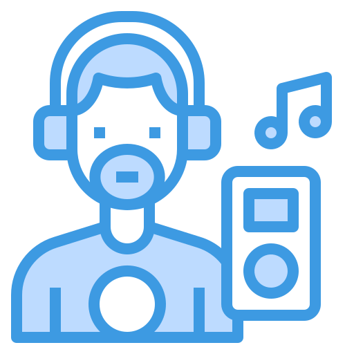Musician itim2101 Blue icon