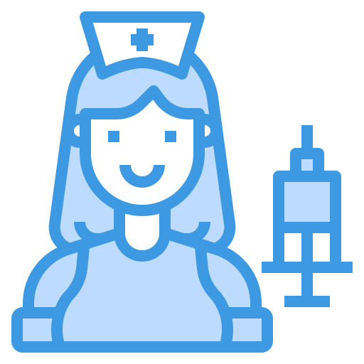 看護婦 itim2101 Blue icon