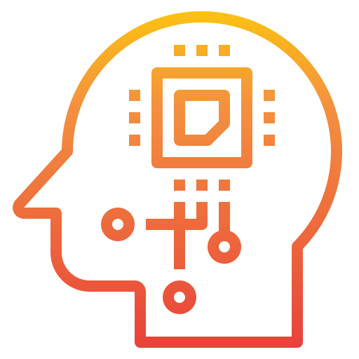 Inteligencia artificial itim2101 Gradient icono