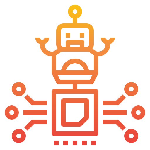 Robot itim2101 Gradient icono