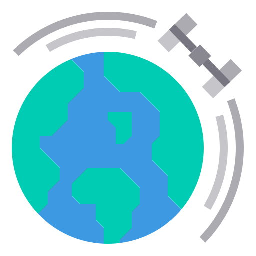 Satellite dish itim2101 Flat icon