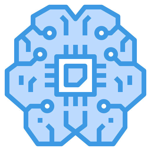intelligenza artificiale itim2101 Blue icona