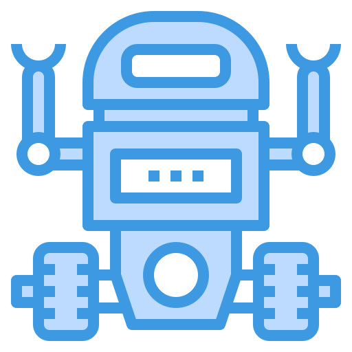 roboter itim2101 Blue icon