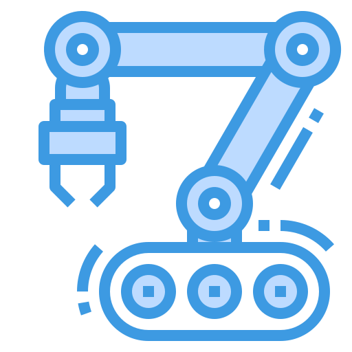 braccio robotico itim2101 Blue icona