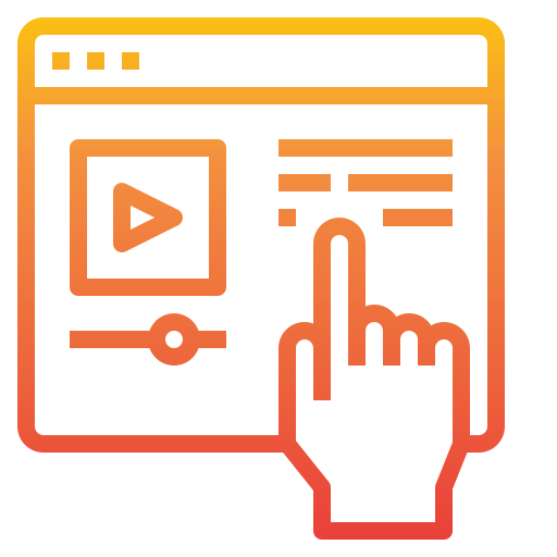 Online learning itim2101 Gradient icon