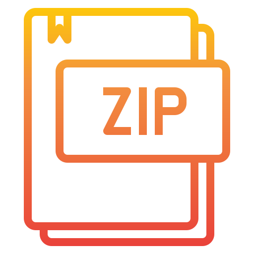 Zip itim2101 Gradient icon