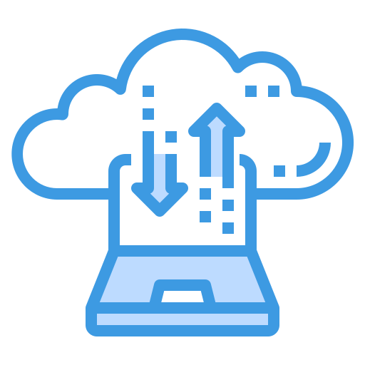 cloud computing itim2101 Blue icon