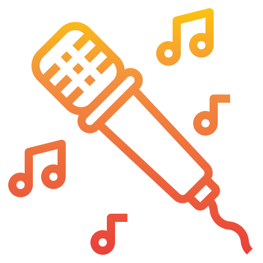 karaoke itim2101 Gradient icon