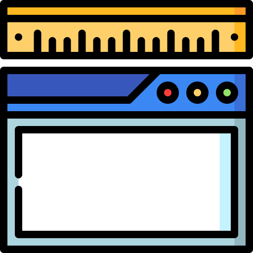 webgröße Special Lineal color icon