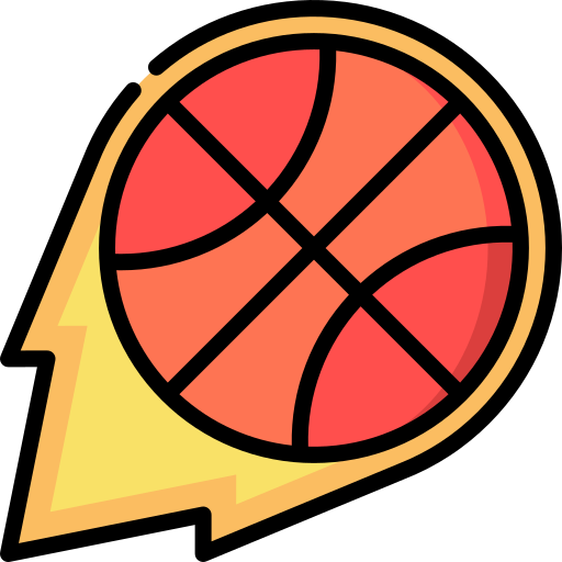 een basketbal Special Lineal color icoon