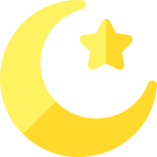 moslim Basic Rounded Flat icoon