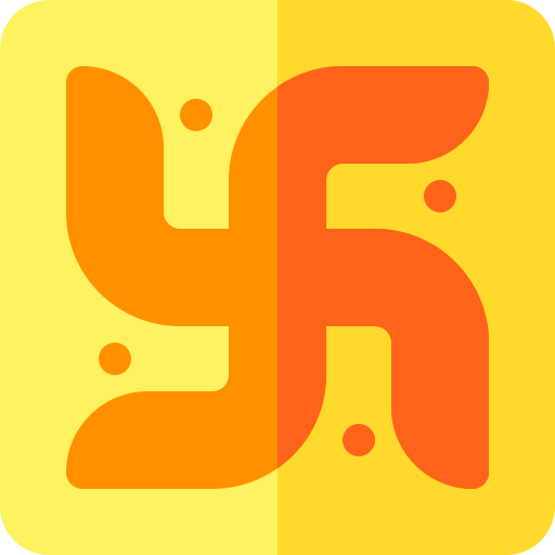 Swastika Basic Rounded Flat icon