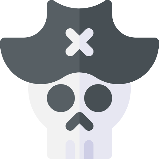 pirate Basic Rounded Flat Icône