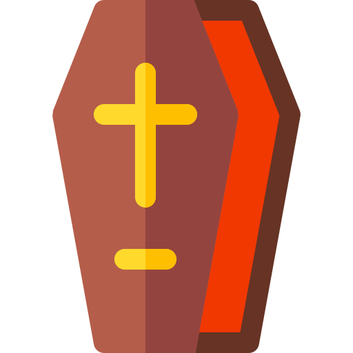 Coffin Basic Rounded Flat icon