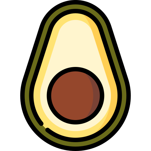 avocado Special Lineal color icoon